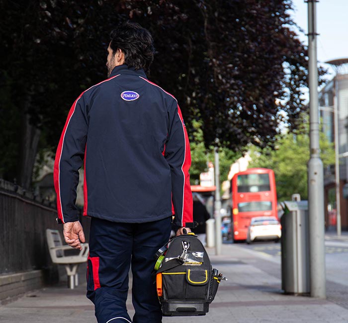 Pimlico engineer walking in Bexley