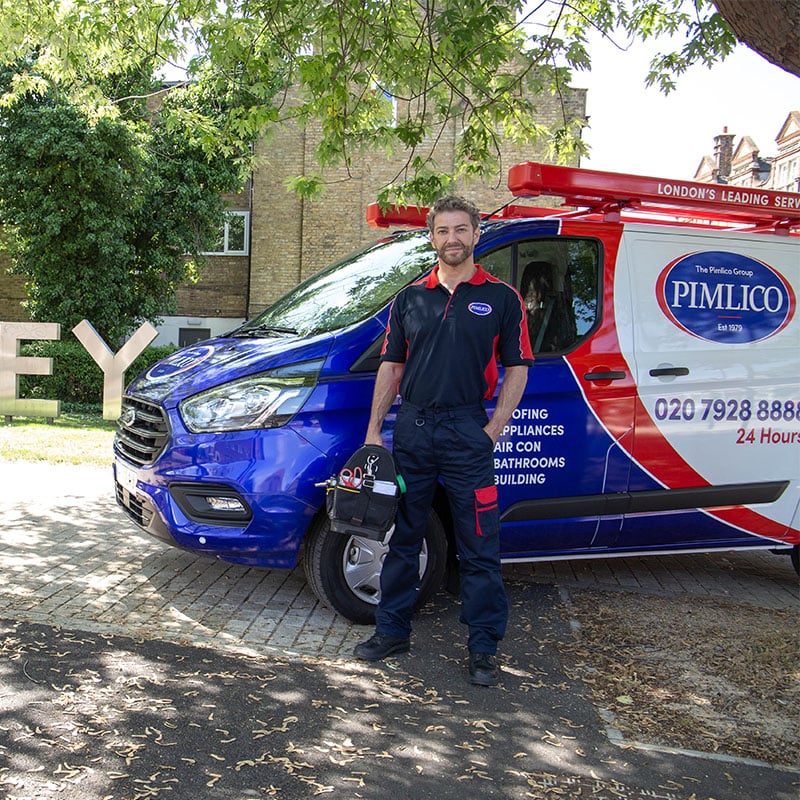 Pimlico engineer and van in Bromley