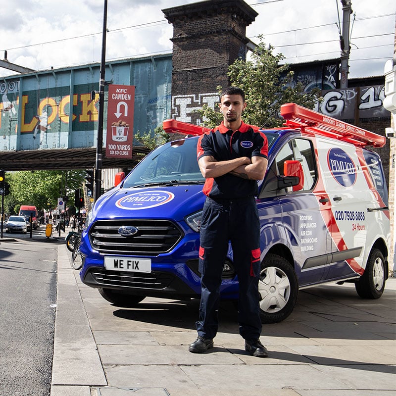 Pimlico engineer and van in Camden