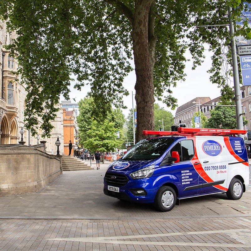 Pimlico engineer and van in Ealing