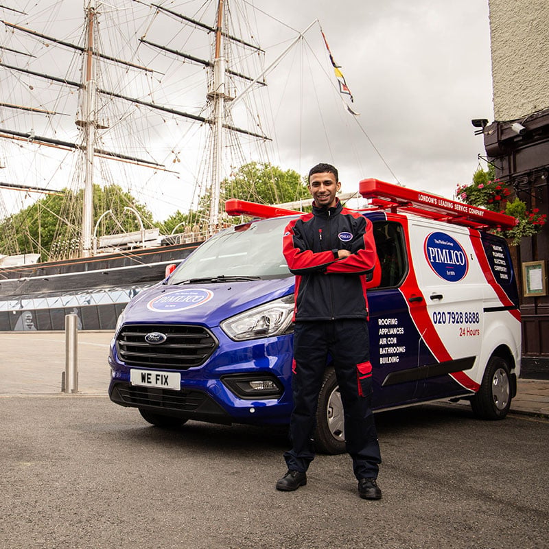 Pimlico engineer and van in Greenwich