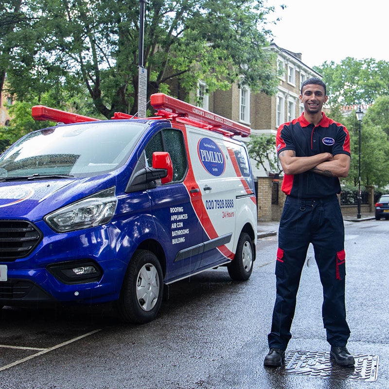 Pimlico engineer and van in Islington