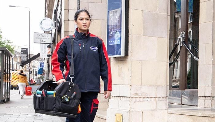 Pimlico engineer walking by the Brixton Academy in Lambeth