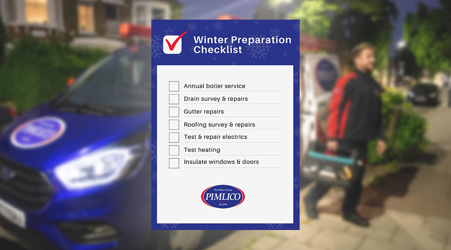 Pimlico Plumbers winter preparation checklist