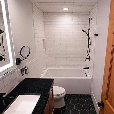 Contemporary essentials bathroom