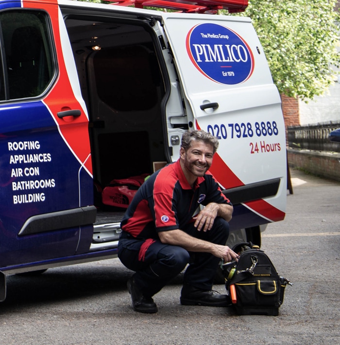 Pimlico heating engineer by van