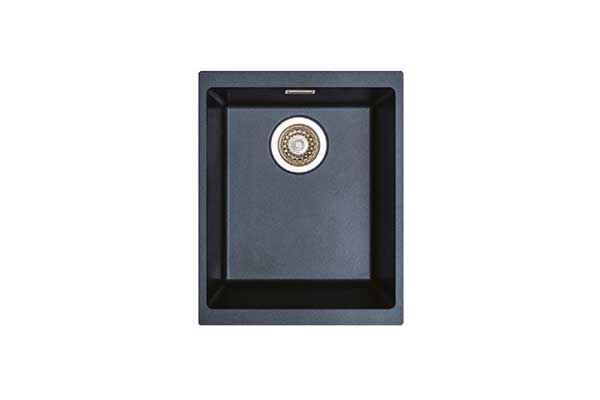Cube granite inset single bowl sink