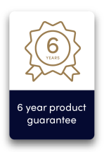 6 years product guarantee icon