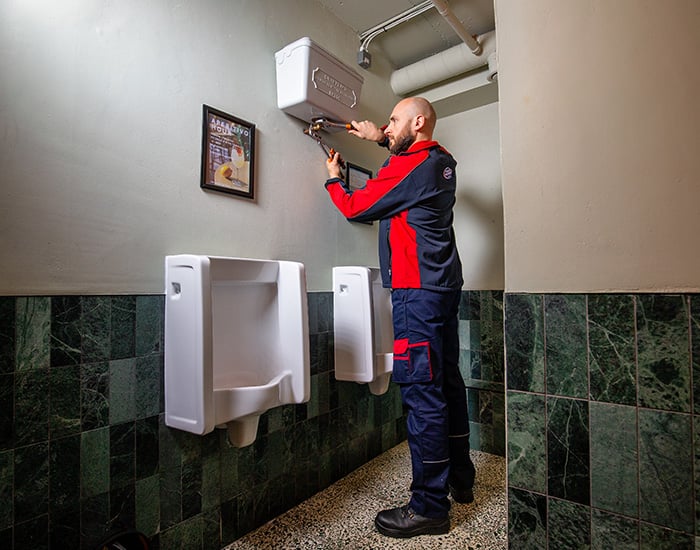 Pimlico plumber fixing a cistern
