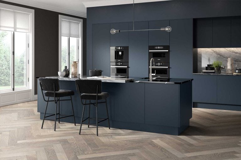 zurfiz serica matt indigo blue