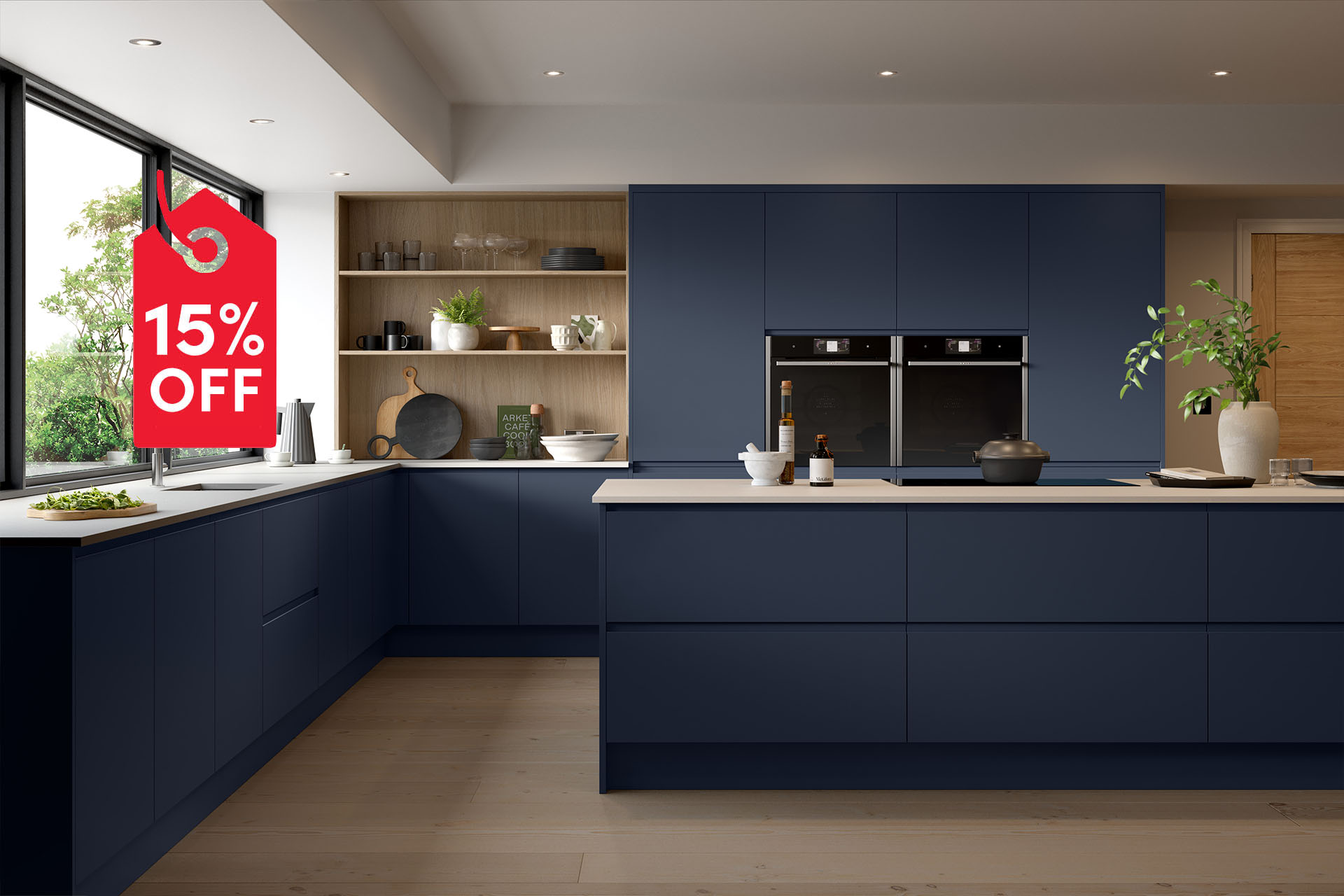 Jayline supermatt indigo blue