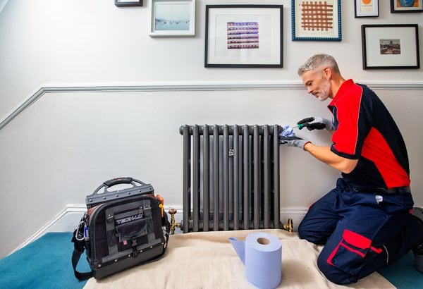 Central heating installation