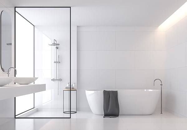 Minimal style bathroom