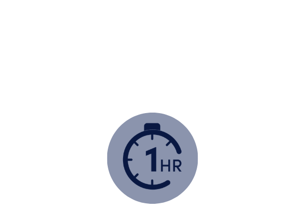 1 hour response